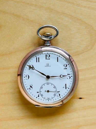 2a921 antico orologio tasca - antico, da